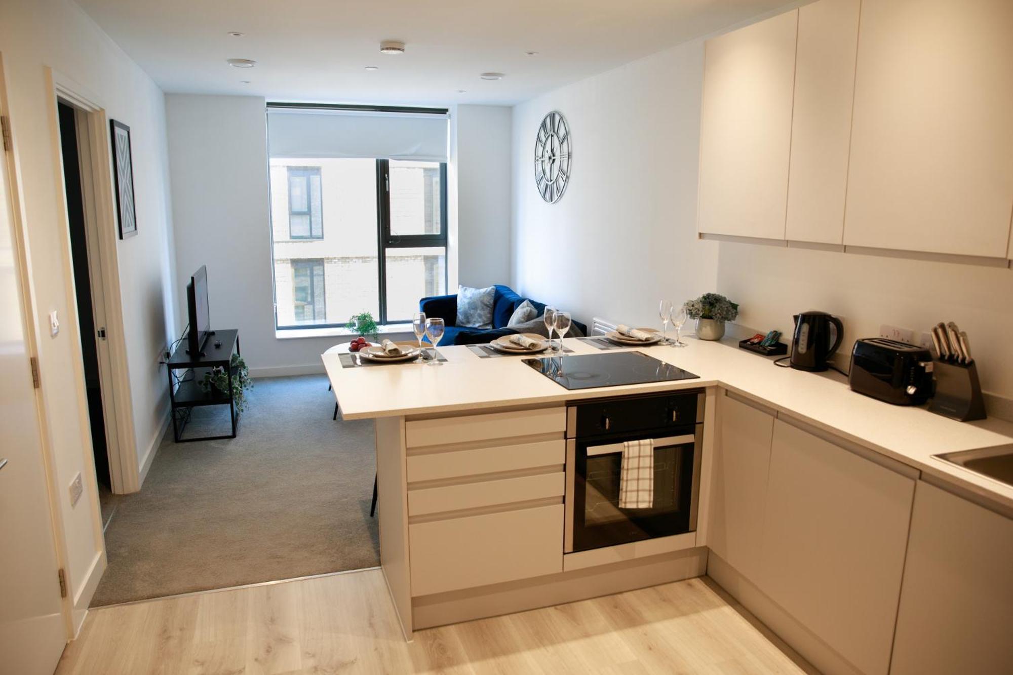 Trafford Suite Modern 1 Bed With Cinema Room Manchester Luaran gambar